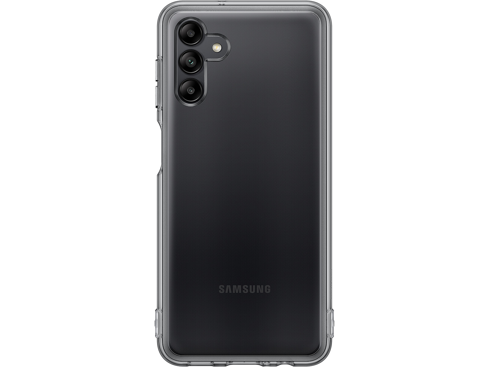 Samsung Samsung Soft Clear Cover A S Black Ef Qa Tbegww