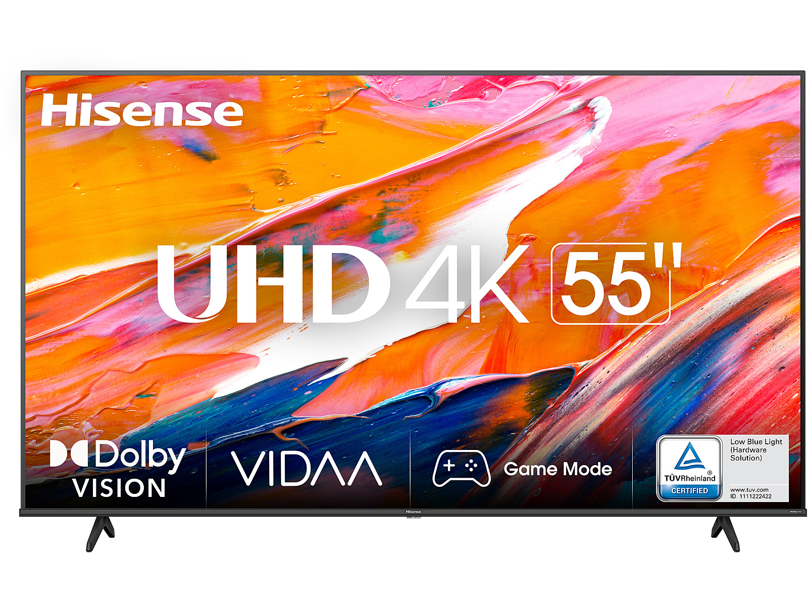 Smart TV HISENSE 55A6K Smart TV (Flat, 55 Zoll / 139 cm, UHD 4K
