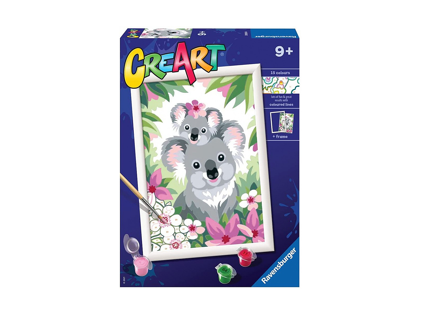 Ravensburger Polska Coloring book CreArt for children Cute koalas