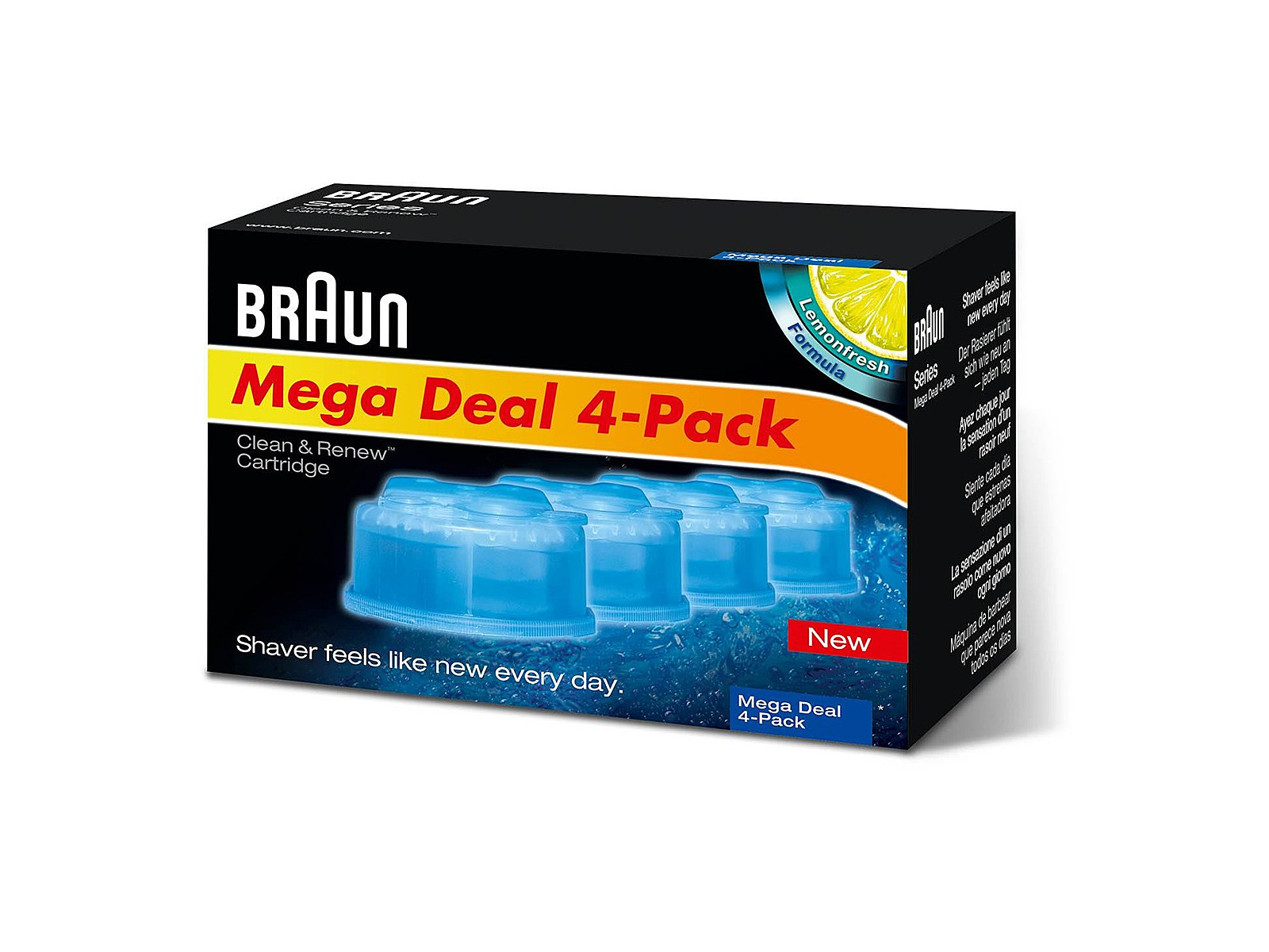 Braun Refills 4 Pack Clean and Renew CCR4 3+1 (CCR4 3+1)