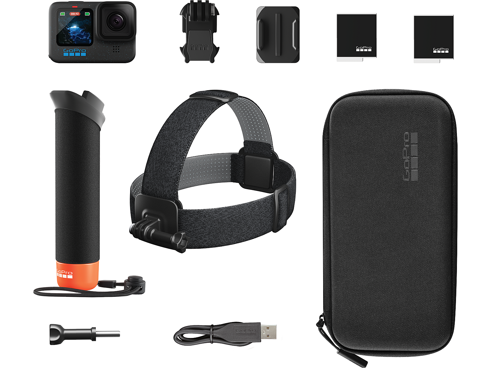 GoPro HERO12 Black Accessory Bundle (CHDRB-121-RW)