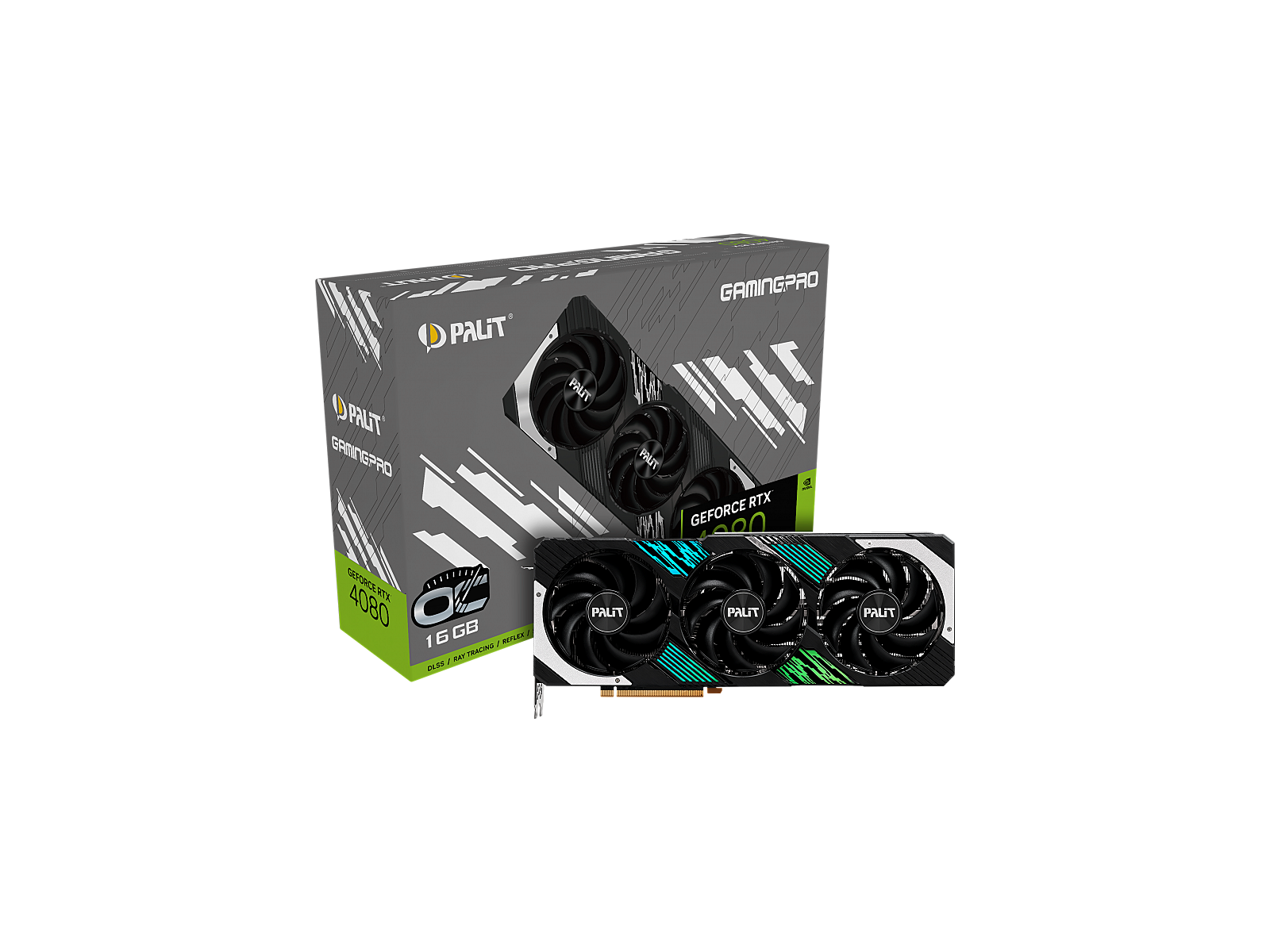 Placa de Vídeo Palit GeForce RTX 4080 GameRock OC, 16GB, GDDR6X, DLSS, Ray  Tracing, NED4080S19T2-1030G