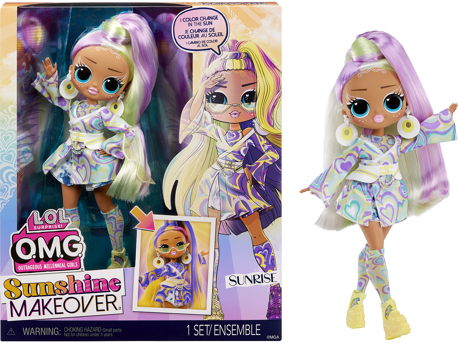 MGA Entertainment LOL Surprise OMG Sunshine Makeover - Sunrise, doll ...