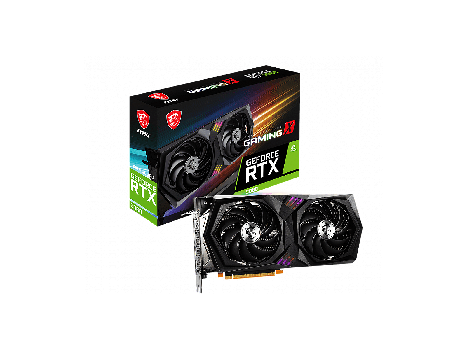 MSI GeForce RTX 3060, 12GB GDDR6, GAMING X (GEFORCE RTX 3060