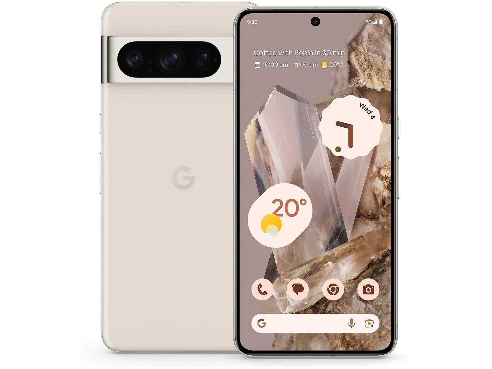 Google Pixel 8 Pro, 12GB/128GB, Porcelain (GA04834-GB)