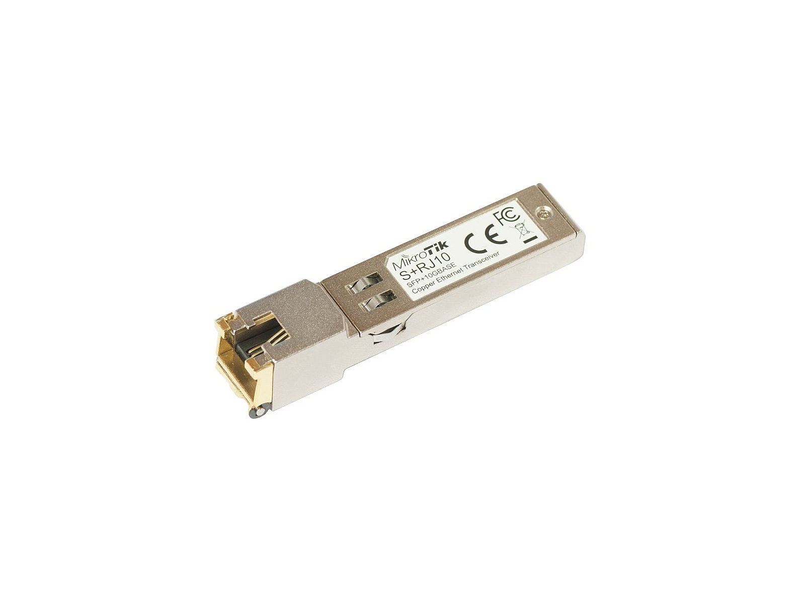 MikroTik 10G RJ45 SFP+ copper module S+RJ10 200 m (S+RJ10)