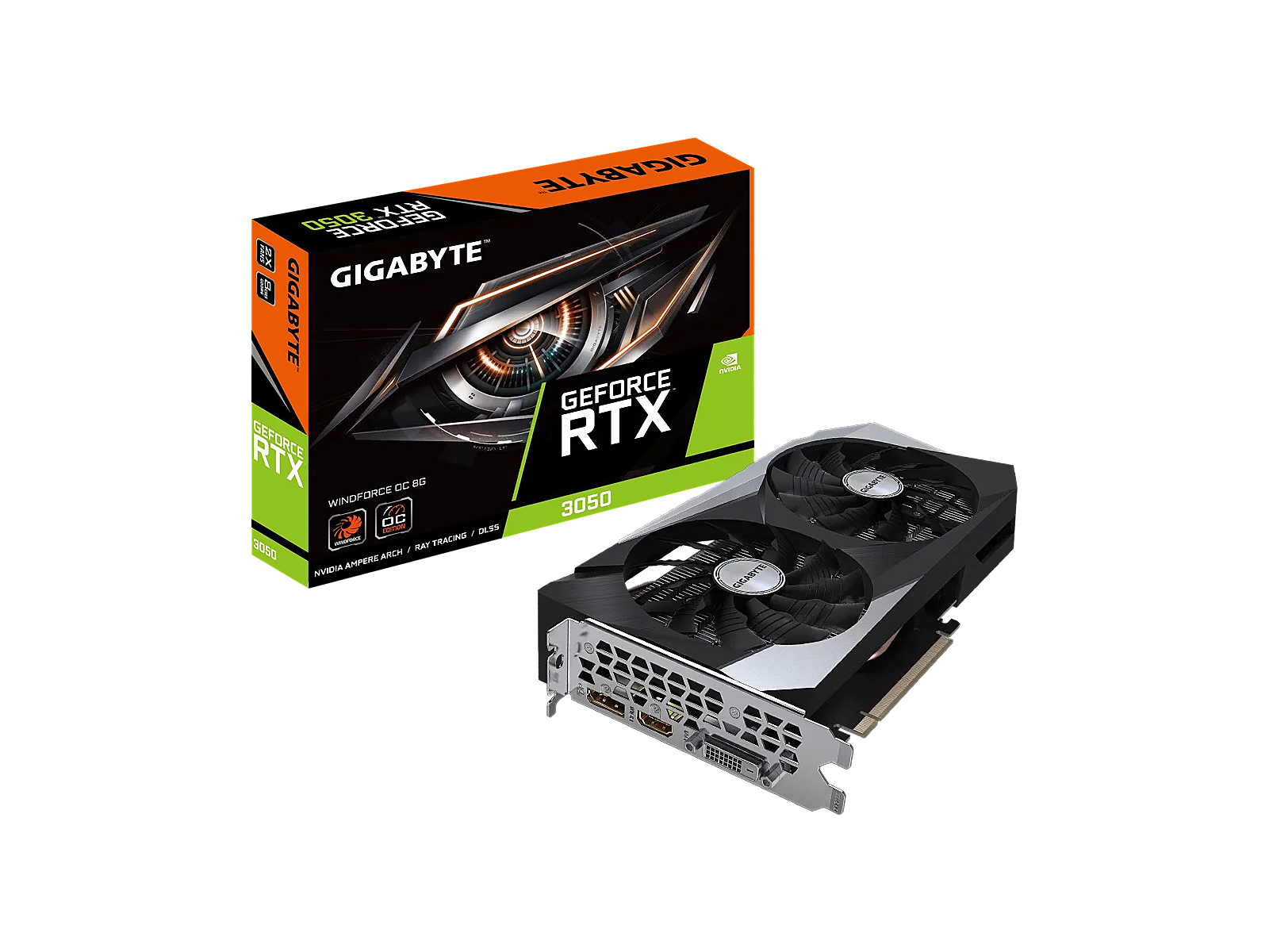  GIGABYTE GeForce RTX 3050 Gaming OC 8G Graphics Card, 3X  WINDFORCE Fans, 8GB GDDR6 128-bit GDDR6, GV-N3050GAMING OC-8GD Video Card :  Electronics