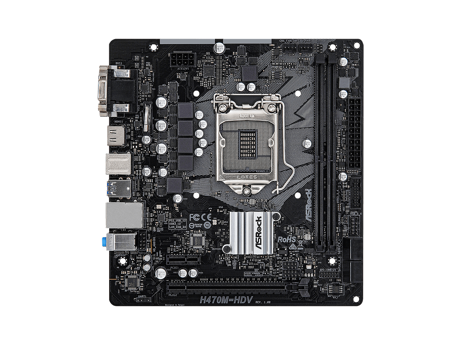 Asrock h470m hdv подключение