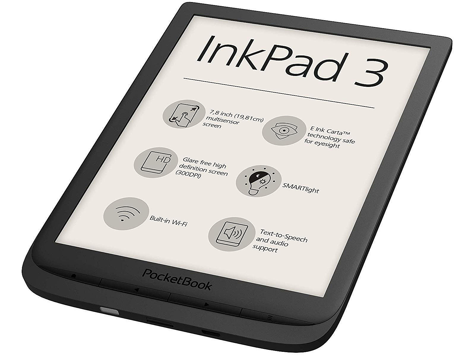 PocketBook InkPad 3, Black (PB740-E-WW)