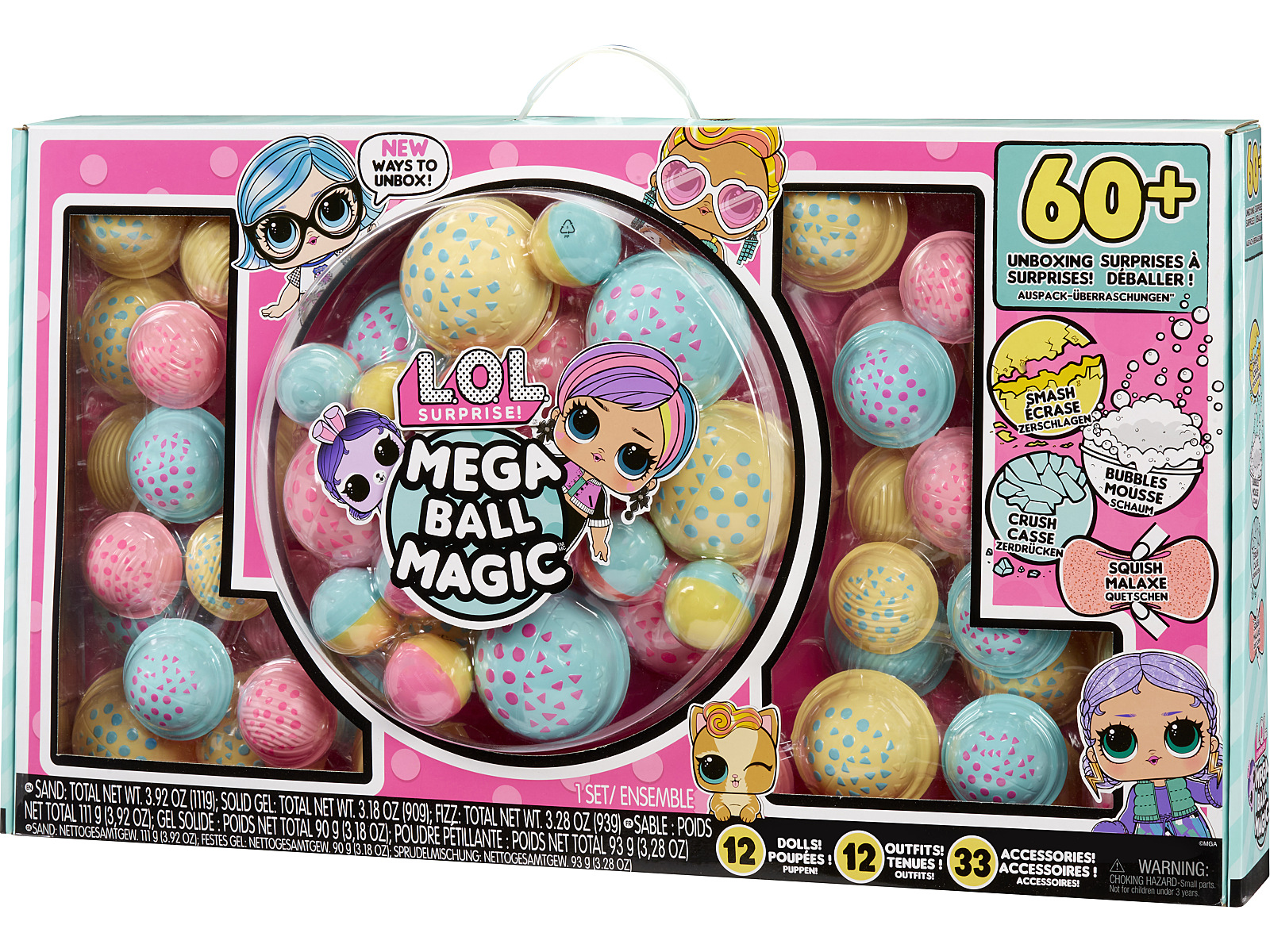 Mga Dolls L.O.L. Surprise Mega Ball Magic (119951EUC)