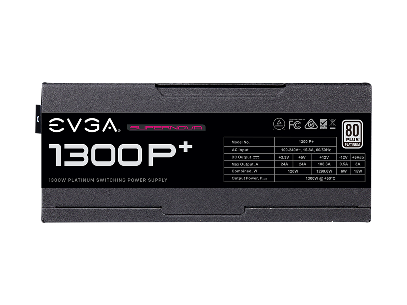 1300 220. EVGA PP 1300 220-PP-1300-x2 1300w Platinum. EVGA Supernova 1600 t2, 80+ Titanium 1600w.