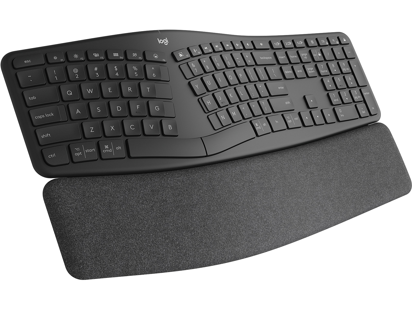 Беспроводная клавиатура logitech. Клавиатура Logitech Ergo k860 Graphite 920-010110. Logitech Ergo k860. Ergo k860 Ergonomic Split Keyboard. Logitech Ergo Keyboard.