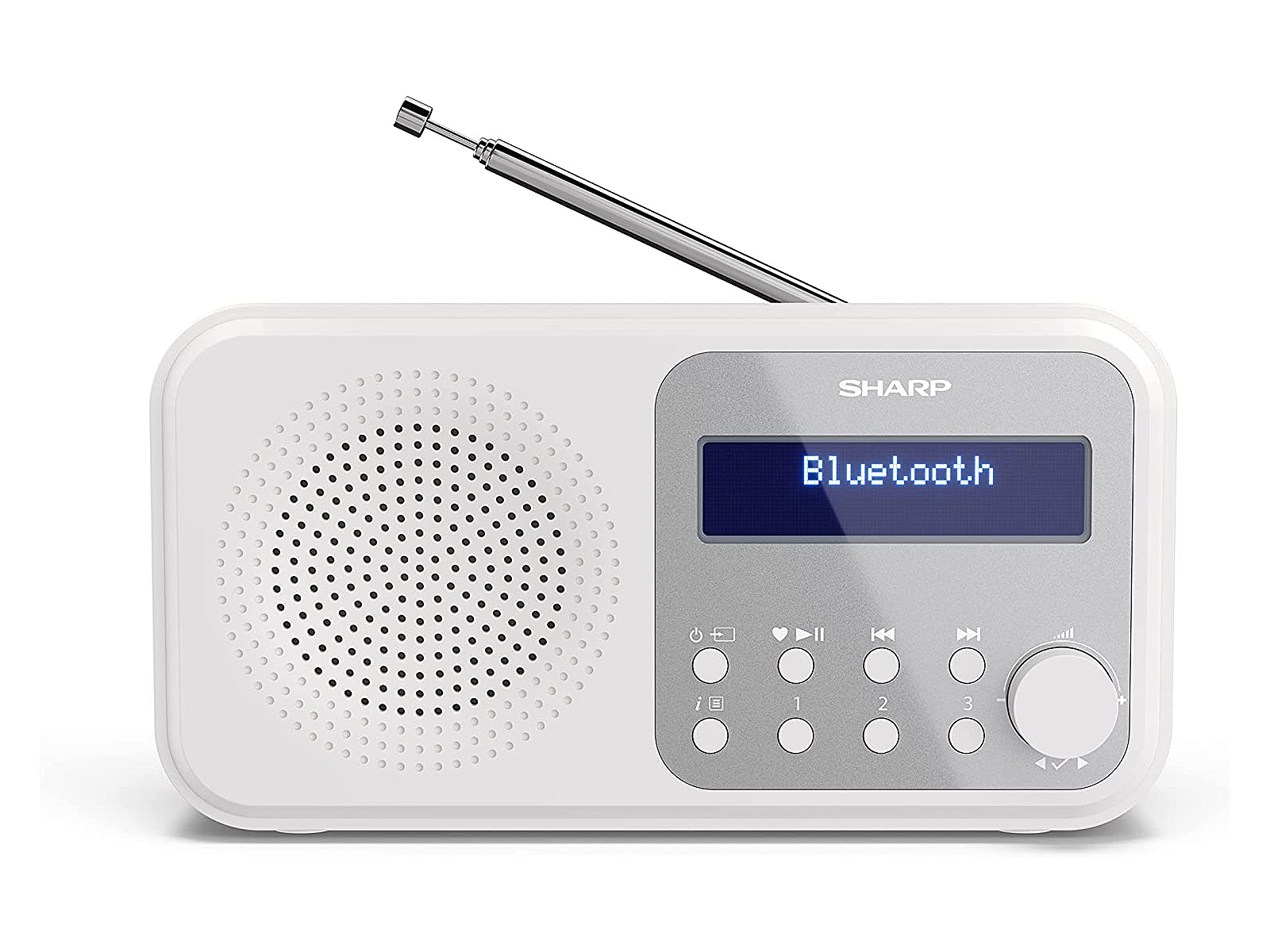 Inovalley Rv20-bth-w Radio Reveil Bluetooth V5.0 - Radio Fm
