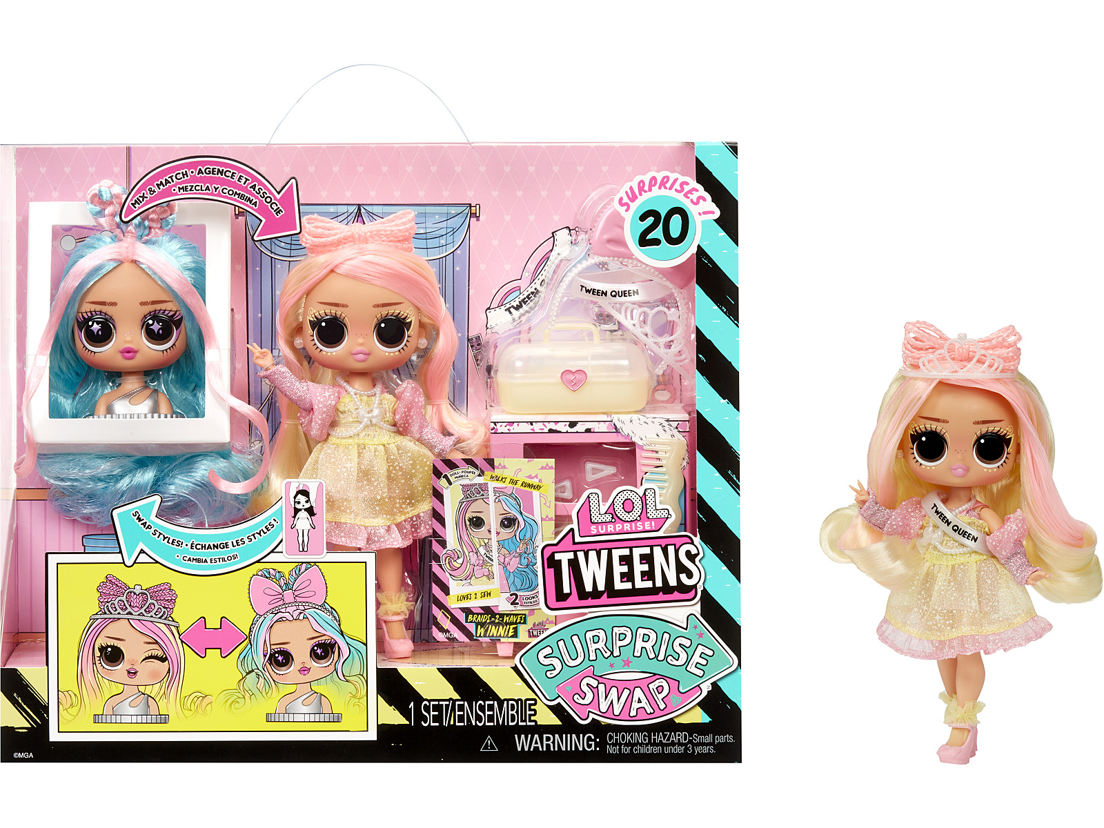 MGA Entertainment LOL Surprise Tweens Surprise Swap Fashion Doll -  Braids-2-Waves Winnie, doll (591733)