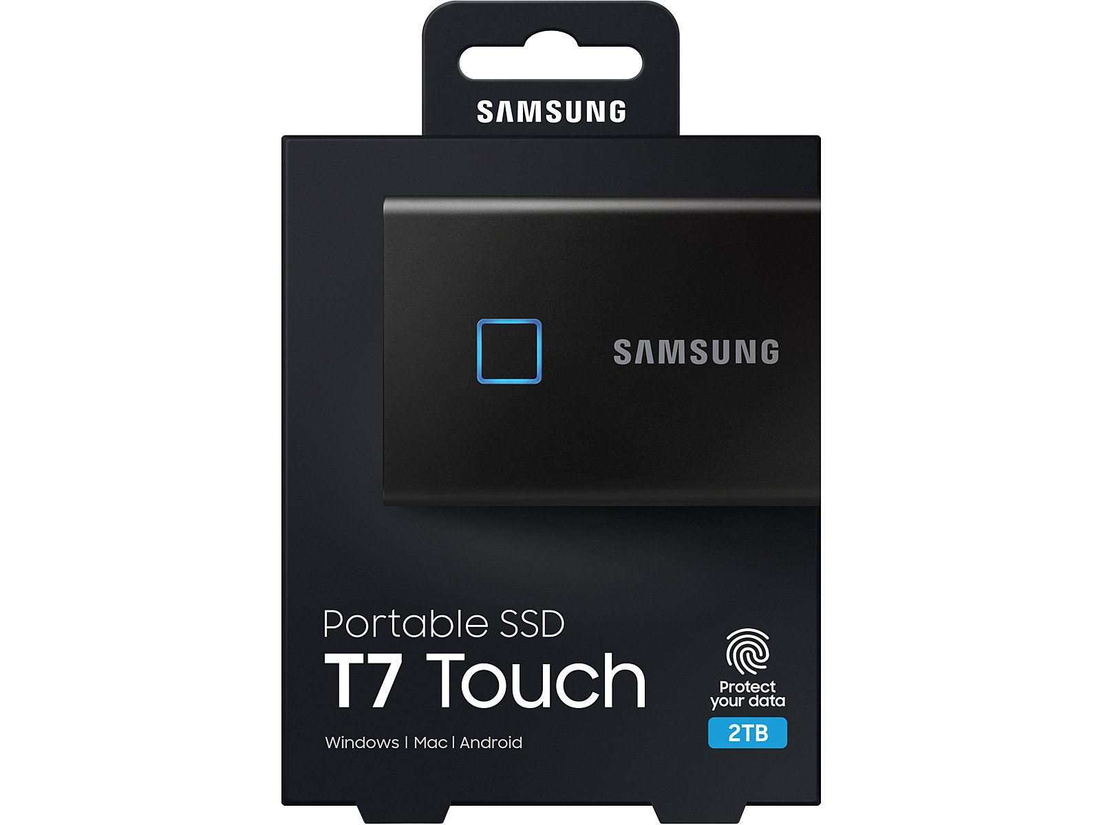 Samsung T7 Touch, 2TB, Black, Fingerprint (MU-PC2T0K/WW)