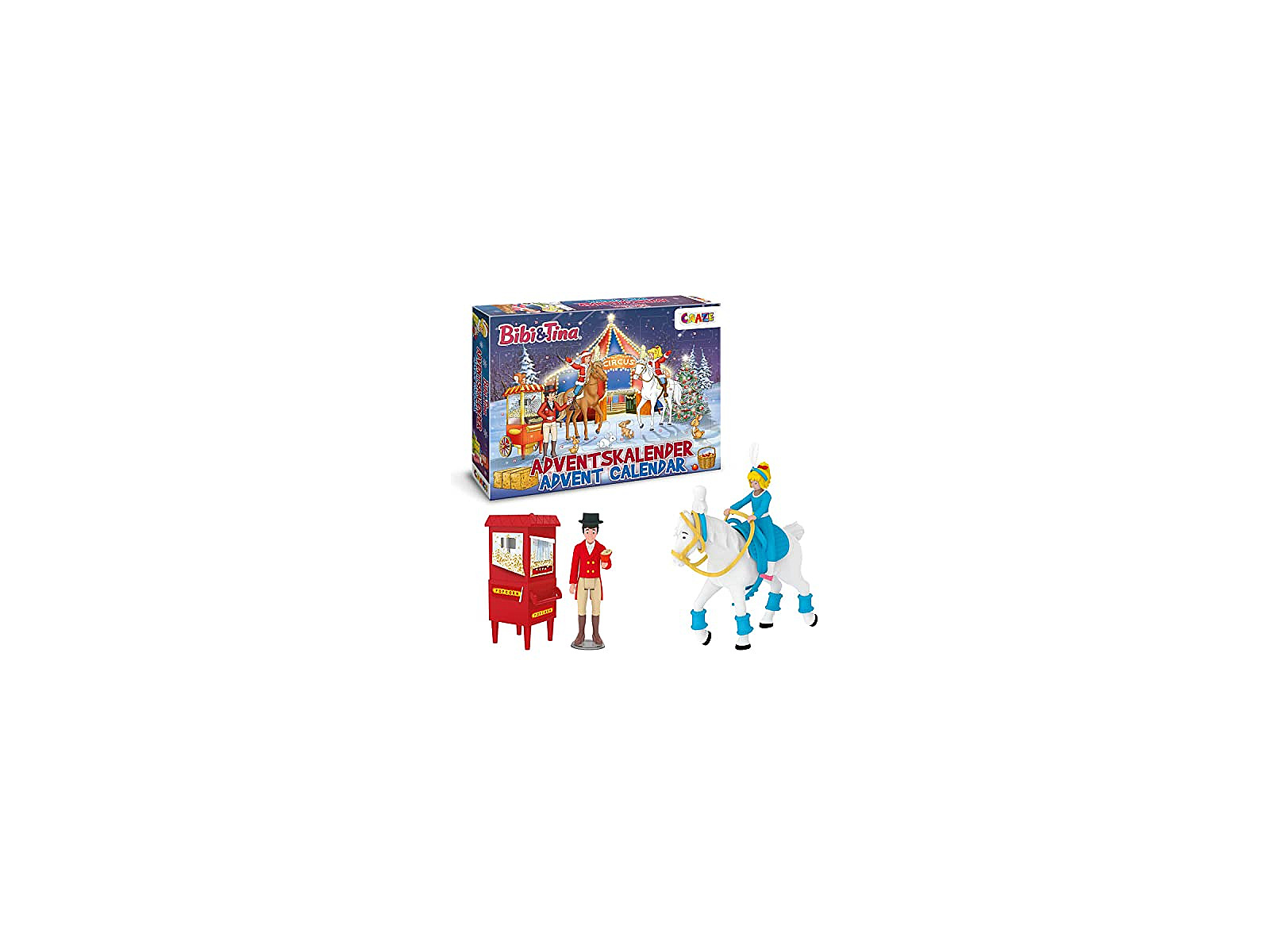 toy calendar Craze (40577) circus Tina Bibi 2022, advent figure & Christmas