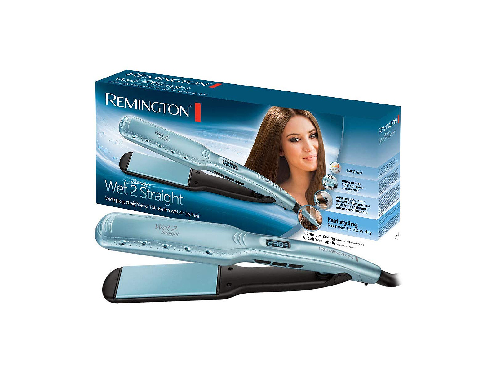 remington wet 2 straight flat iron instructions