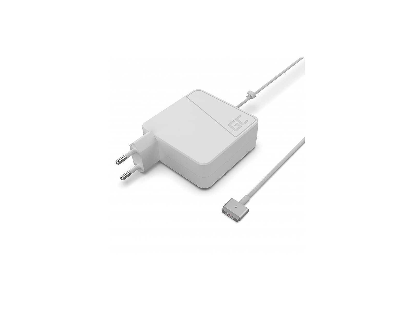 GreenCellAD37ChargerACAdapterforAppleMacbook60W/16.5V3.65A/Magsafe2