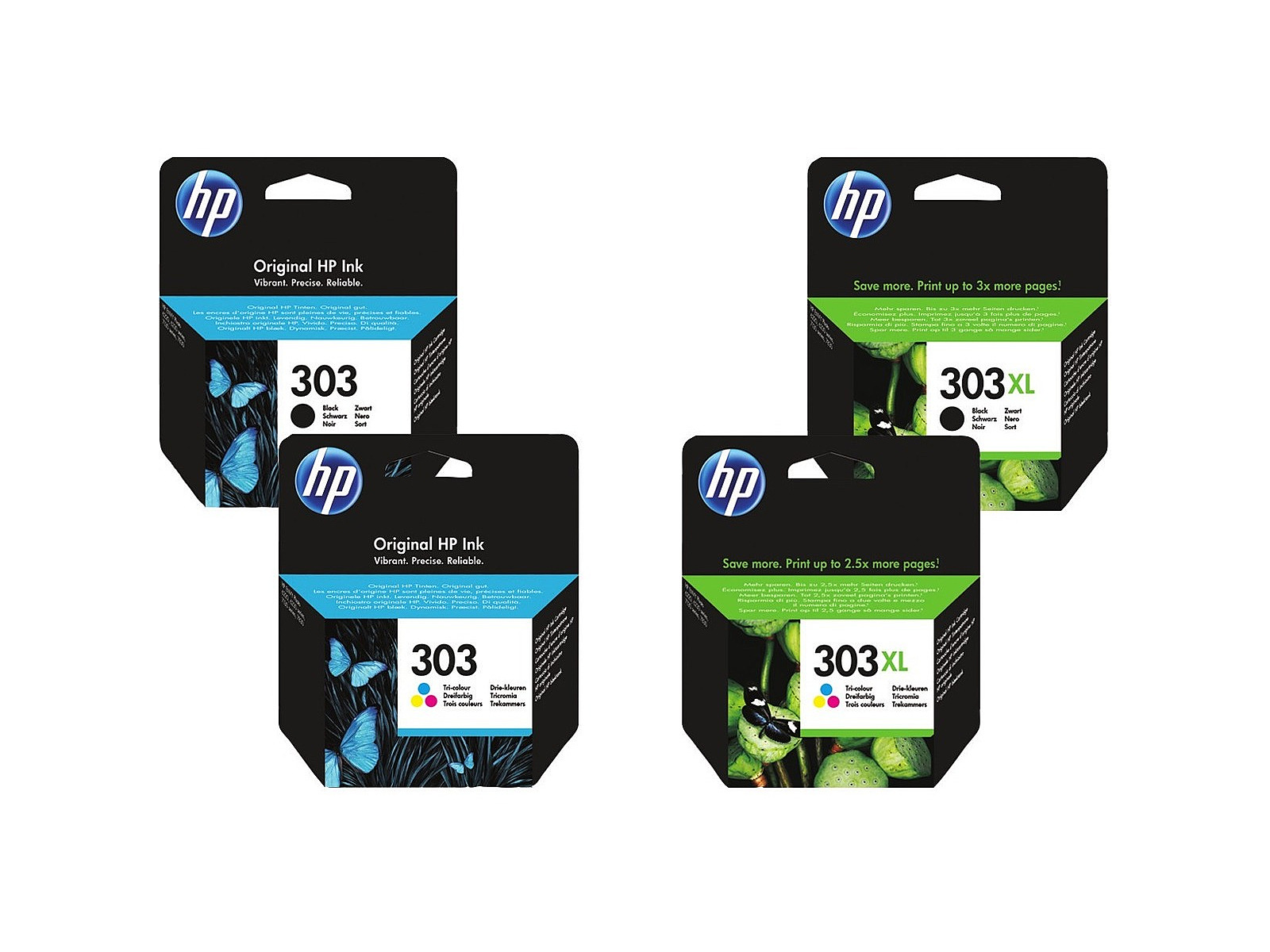 HP T6N03AE 303XL High Yield Tri-color Original Ink Cartridge (415 Pages)