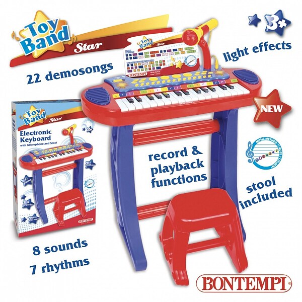 toy band star electronic keyboard